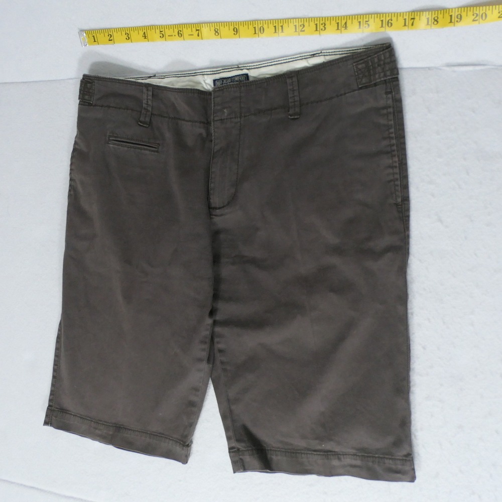 Polo Jeans Company Women Shorts 10 Brown Bermuda Preppy Earthy Stretch Outdoorsy